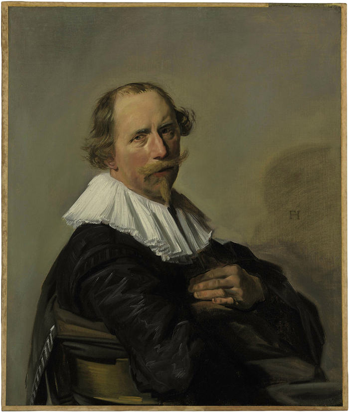 弗兰斯·哈尔斯（Frans Hals，荷兰）高清作品-中年男人肖像 39