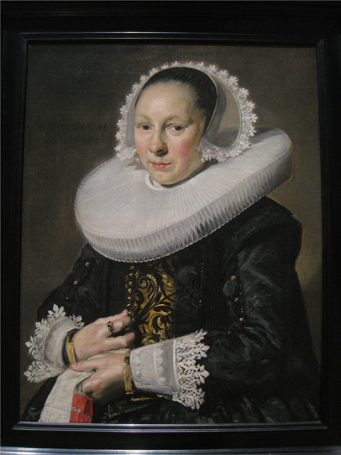 弗兰斯·哈尔斯（Frans Hals，荷兰）高清作品-贵族夫人肖像 33