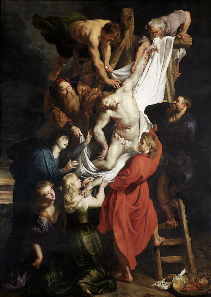 彼得·保罗·鲁本斯（ Peter Paul Rubens）高清作品-《卸下圣体﹝Descent from the Cross﹞》（013）