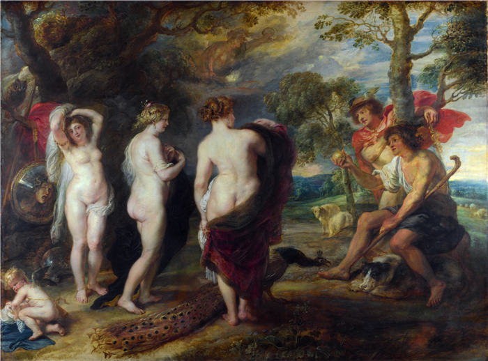 彼得·保罗·鲁本斯（ Peter Paul Rubens）高清作品-《帕里斯的审判》（075）