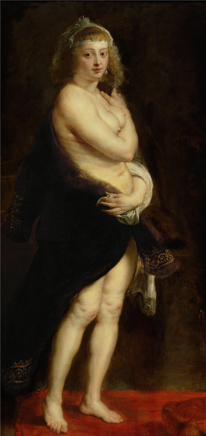 彼得·保罗·鲁本斯（ Peter Paul Rubens）高清作品-《披毛皮衣的爱莲娜·芙尔曼》（031）