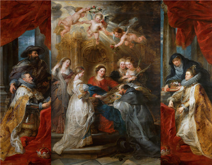 彼得·保罗·鲁本斯（ Peter Paul Rubens）高清作品-《 PeterPaulRubens-TheTriptychofSt.Ildefonso 》（052）
