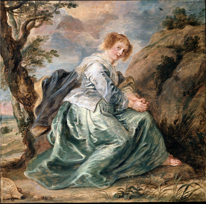 彼得·保罗·鲁本斯（ Peter Paul Rubens）高清作品-《夏甲在沙漠中》（077）