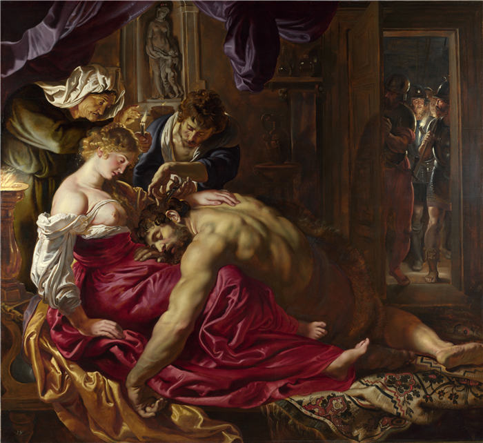 彼得·保罗·鲁本斯（ Peter Paul Rubens）高清作品-《参孙与达丽拉》（107）