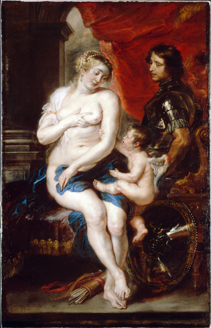 彼得·保罗·鲁本斯（ Peter Paul Rubens）高清作品-《丘比特解开维纳斯的腰带》（117）