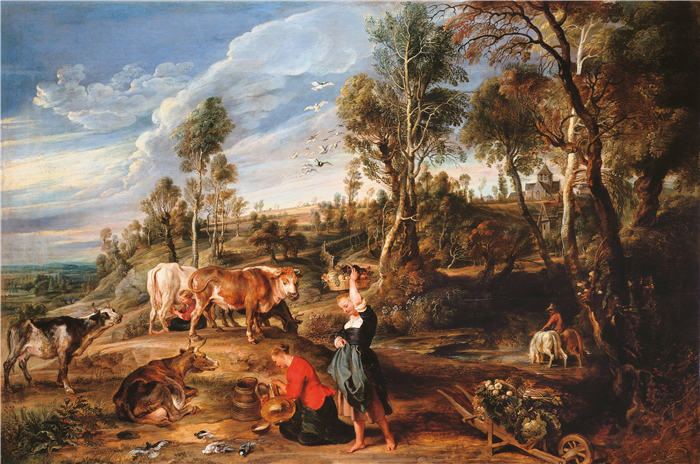 彼得·保罗·鲁本斯（ Peter Paul Rubens）高清作品-《乡村农忙》（128）