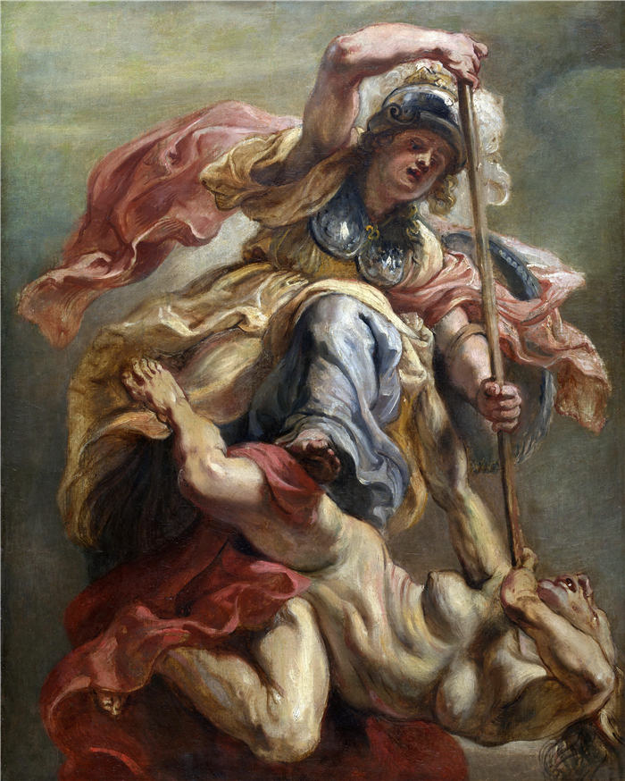 彼得·保罗·鲁本斯（ Peter Paul Rubens）高清作品-《蜜涅芙的刺杀》（127）