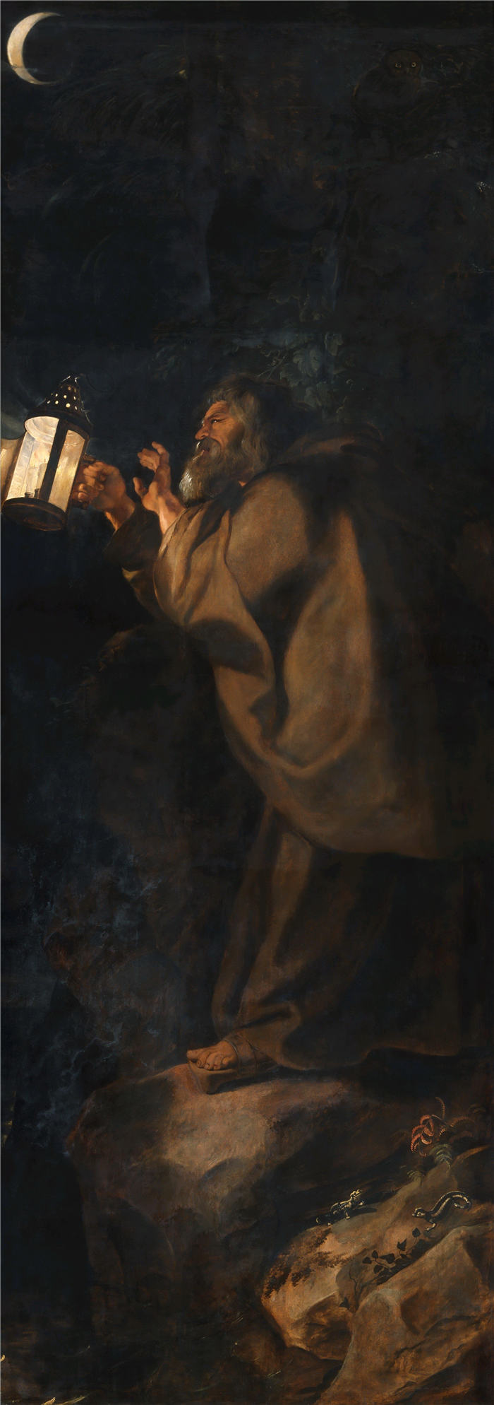 彼得·保罗·鲁本斯（ Peter Paul Rubens）高清作品-《descent from the cross [detail outside right]》（157）