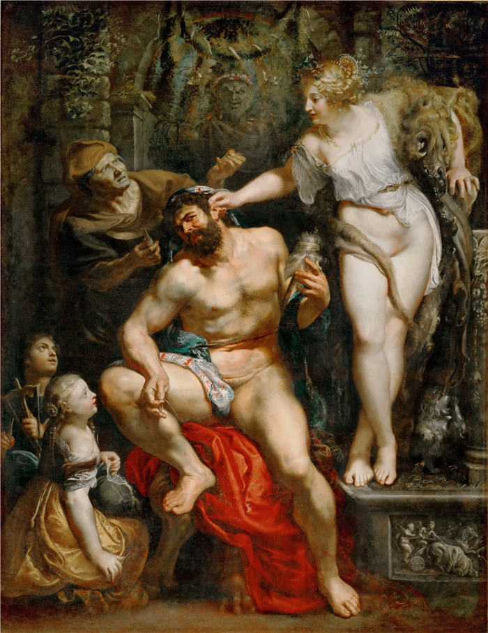 彼得·保罗·鲁本斯（ Peter Paul Rubens）高清作品-《赫拉克勒斯为翁法勒服役》（129）
