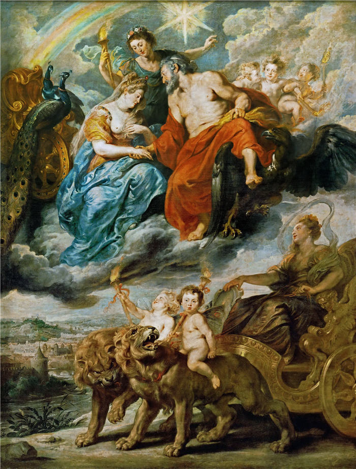 ·保罗·鲁本斯（ Peter Paul Rubens）高清作品-《天后赫拉》（209）彼得