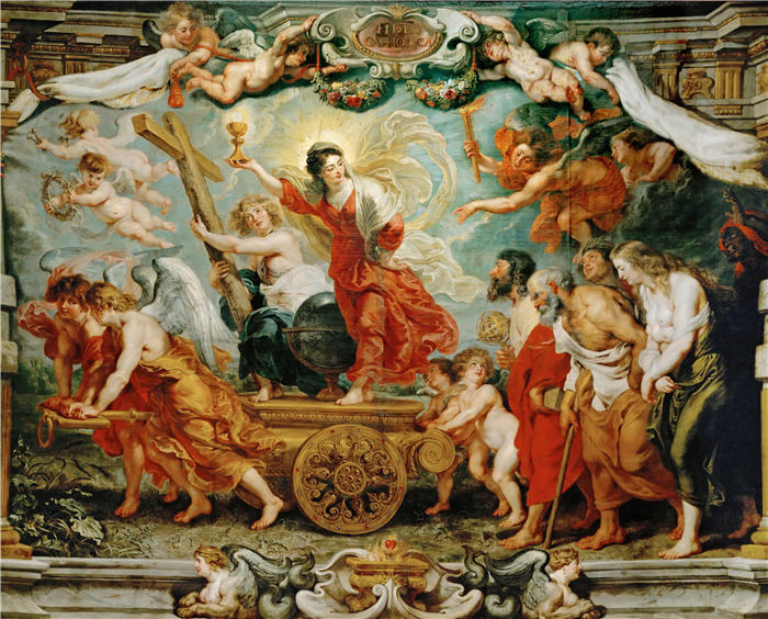 彼得·保罗·鲁本斯（ Peter Paul Rubens）高清作品-《鲁本斯油画作品游行油画 四个乳房的女人》（202）
