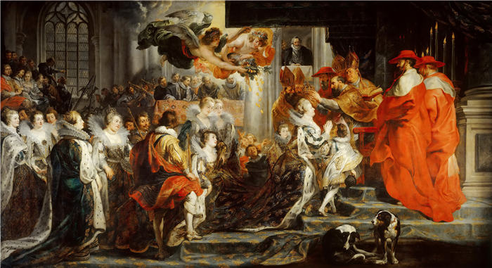 彼得·保罗·鲁本斯（ Peter Paul Rubens）高清作品-《玛丽·德·美蒂奇的加冕礼》（201）