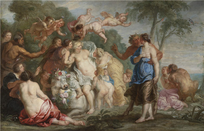 彼得·保罗·鲁本斯（ Peter Paul Rubens）高清作品-《劫持欧罗巴》（268）