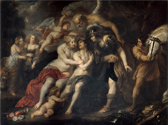 彼得·保罗·鲁本斯（ Peter Paul Rubens）高清作品-《 在邪恶与道德之间的海克里斯》（198）