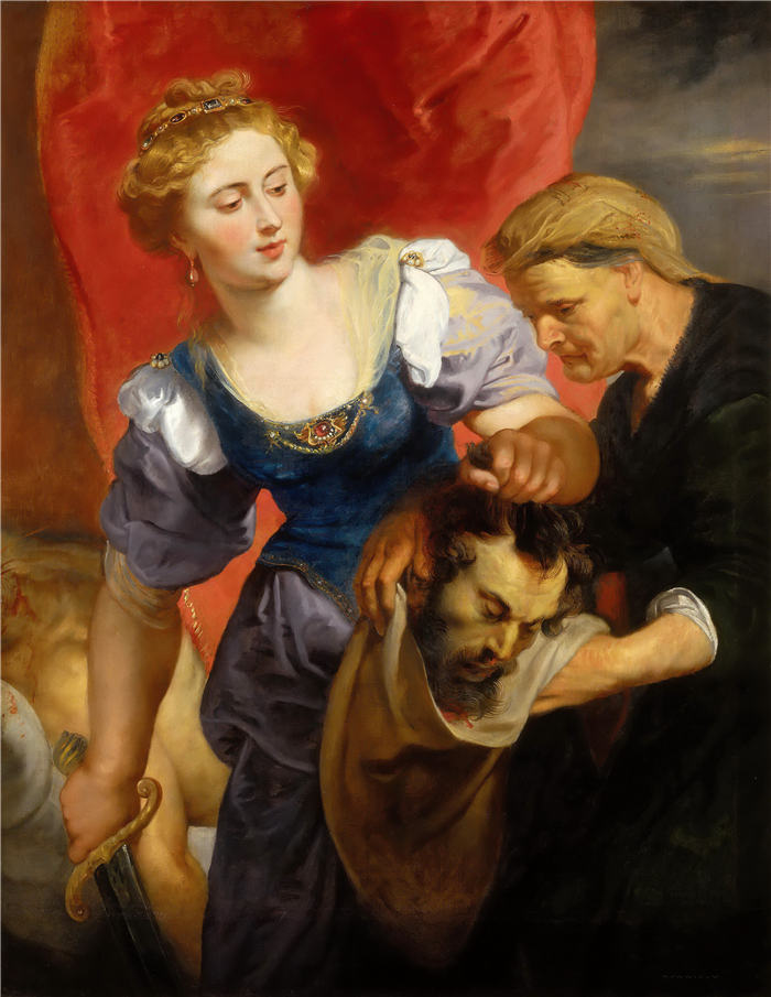 彼得·保罗·鲁本斯（ Peter Paul Rubens）高清作品-《朱迪斯与荷洛芬尼斯》（243）