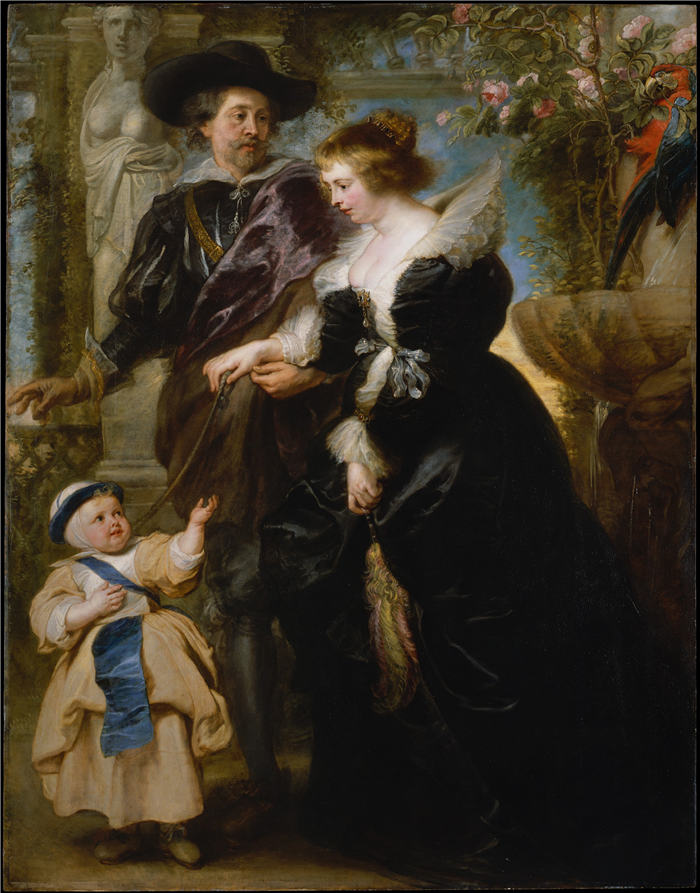 彼得·保罗·鲁本斯（ Peter Paul Rubens）高清作品-《海伦佛尔曼与鲁本斯和儿子彼得》（253）