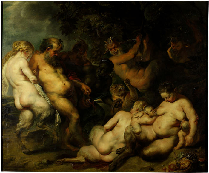彼得·保罗·鲁本斯（ Peter Paul Rubens）高清作品-《酒神的聚会》（195）