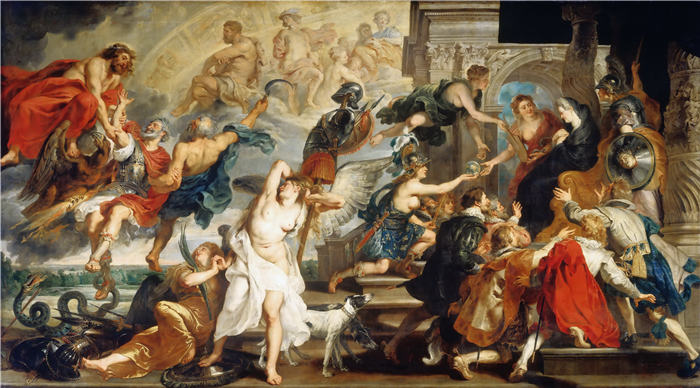 彼得·保罗·鲁本斯( Peter Paul Rubens)高清作品-《玛丽•美第奇摄政法国》(235)