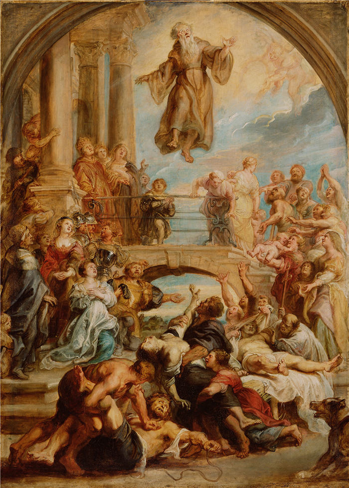 彼得·保罗·鲁本斯（ Peter Paul Rubens）高清作品-《圣法兰西斯的奇迹》（187）