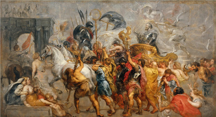 彼得·保罗·鲁本斯（ Peter Paul Rubens）高清作品-《在巴黎凯旋门的亨利四世》（289）