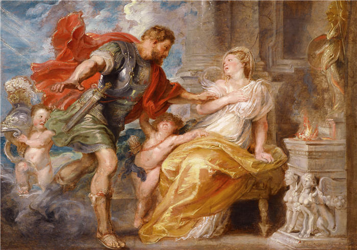 彼得·保罗·鲁本斯（ Peter Paul Rubens）高清作品-《战神马尔斯和瑞亚·西尔》（270）