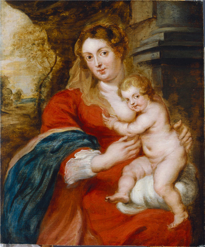 彼得·保罗·鲁本斯（ Peter Paul Rubens）高清作品-《圣母和圣子》（357）