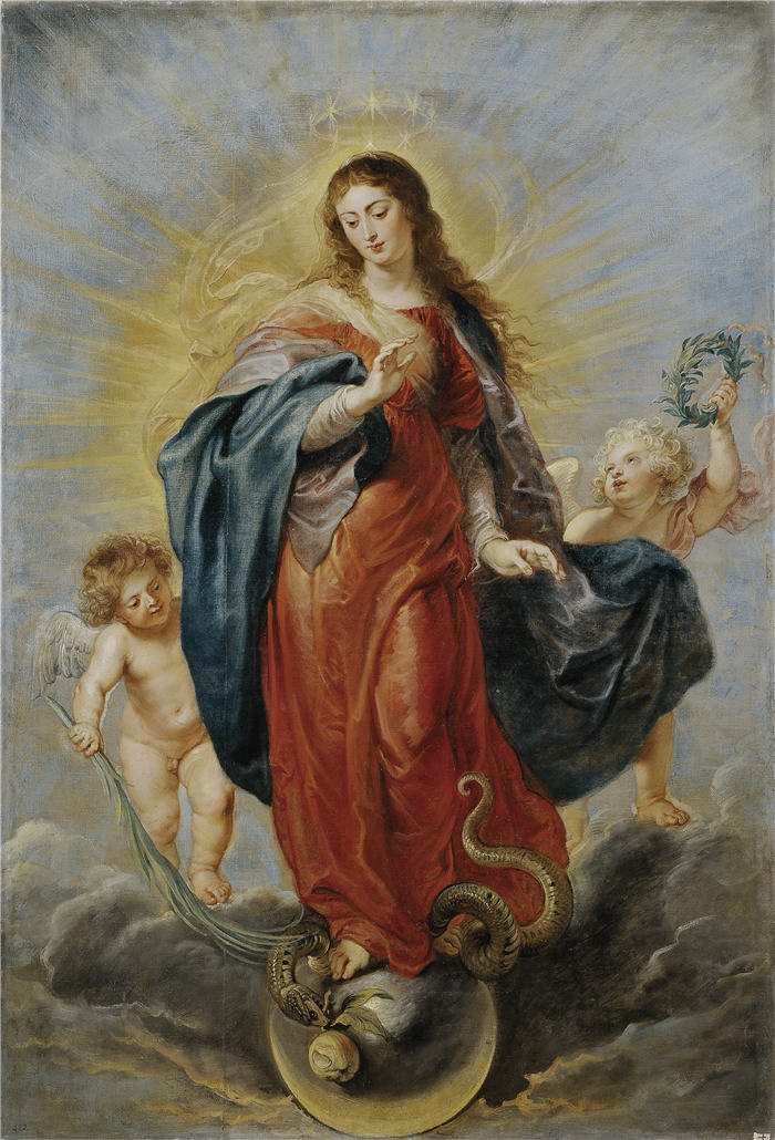 彼得·保罗·鲁本斯（ Peter Paul Rubens）高清作品-《圣母》（328）