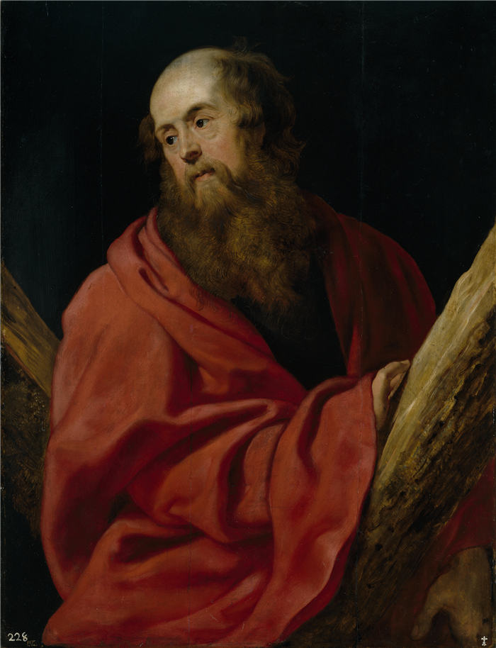 彼得·保罗·鲁本斯（ Peter Paul Rubens）高清作品-《圣安得烈像》（383）