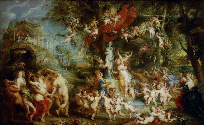 彼得·保罗·鲁本斯（ Peter Paul Rubens）高清作品-《维纳斯盛宴 The Feast of Venus》（372）