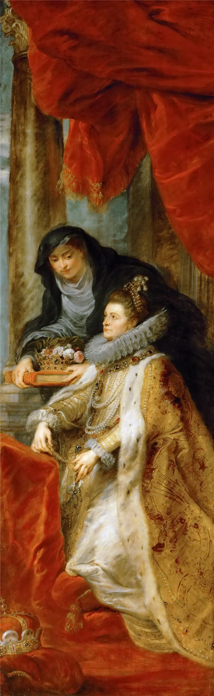彼得·保罗·鲁本斯（ Peter Paul Rubens）高清作品-（379）伊尔德丰索（Ildefonso）祭坛画