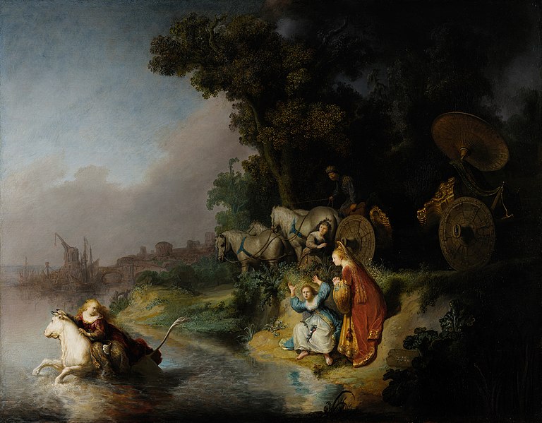 伦勃朗·范·瑞恩 (Rembrandt van Rijn,荷兰 ) 作品 - 绑架欧罗巴 (1632) 超清 2