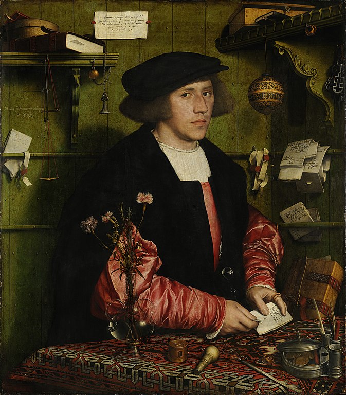 小汉斯·霍尔拜因（Hans Holbein the Younger，意大利）-商人格奥尔格·吉泽