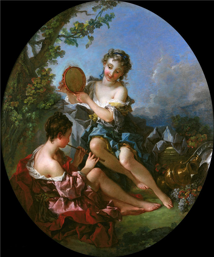 弗朗索瓦·布歇（François Boucher）- 《酒神祭司 Bacchants》(96)