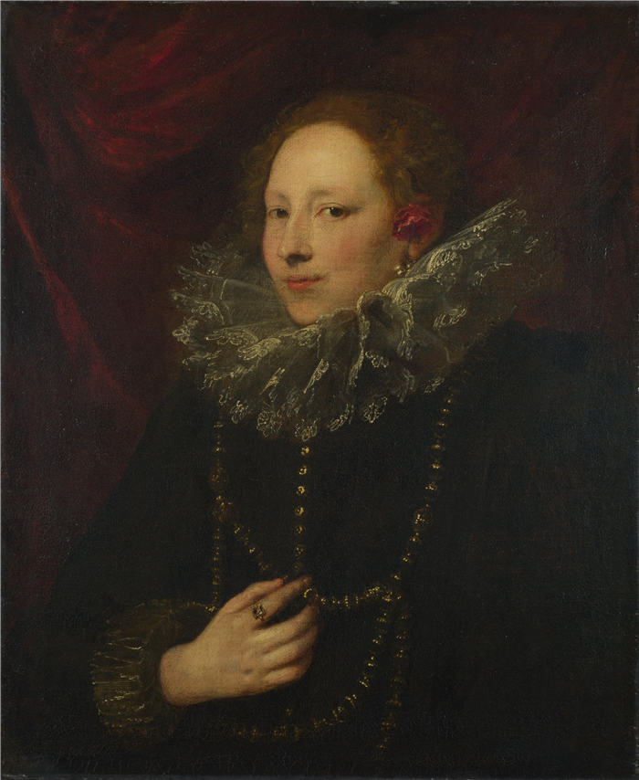 安东尼·范·戴克（Anthony van Dyck）-《一个女士的肖像》31
