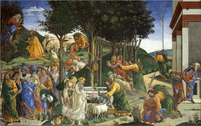 桑德罗·波提切利（Sandro Botticelli，意大利画家）作品-摩西的故事