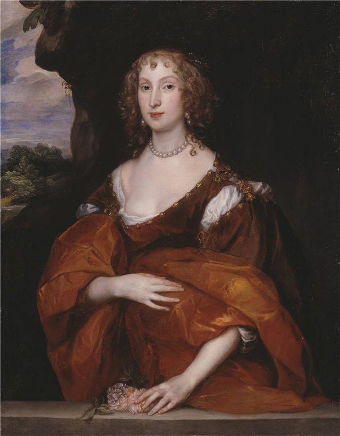 安东尼·范·戴克（Anthony van Dyck）-《玛丽·希尔，基里格鲁夫人》04