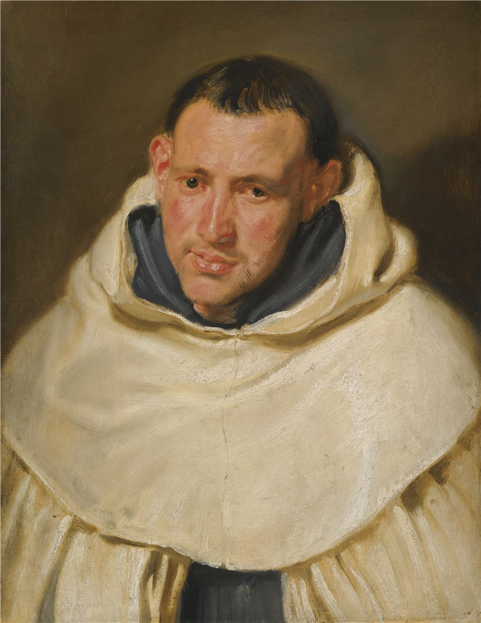 安东尼·范·戴克(Anthony van Dyck)-《一个年轻的佛兰德修士的肖像》26