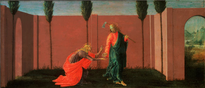 桑德罗·波提切利（Sandro Botticelli，意大利画家）作品-《Noli Me Tangere》