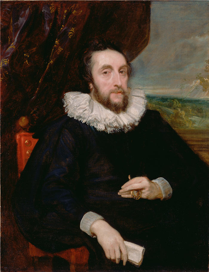安东尼·范·戴克（Anthony van Dyck）-《 湯碼思霍華 Thomas Howard, Second Earl of Arundel》39