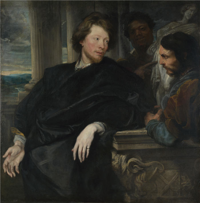 安东尼·范·戴克（Anthony van Dyck）-《乔治与两位随从》23
