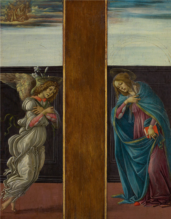 桑德罗·波提切利（Sandro Botticelli，意大利画家）作品-《报喜》