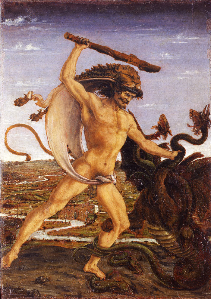 桑德罗·波提切利（Sandro Botticelli，意大利画家）作品-大力神和安特斯