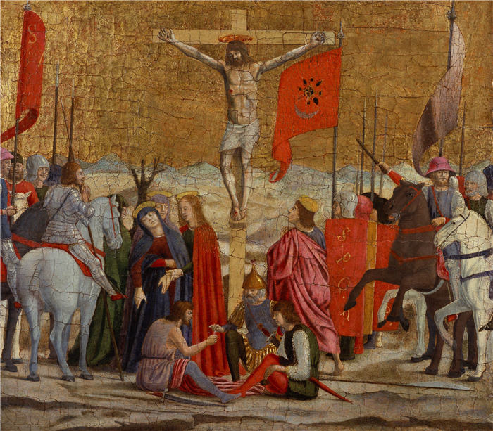 皮耶罗·德拉·弗朗西斯卡（Piero della Francesca，意大利）作品-《十字架》，15世纪