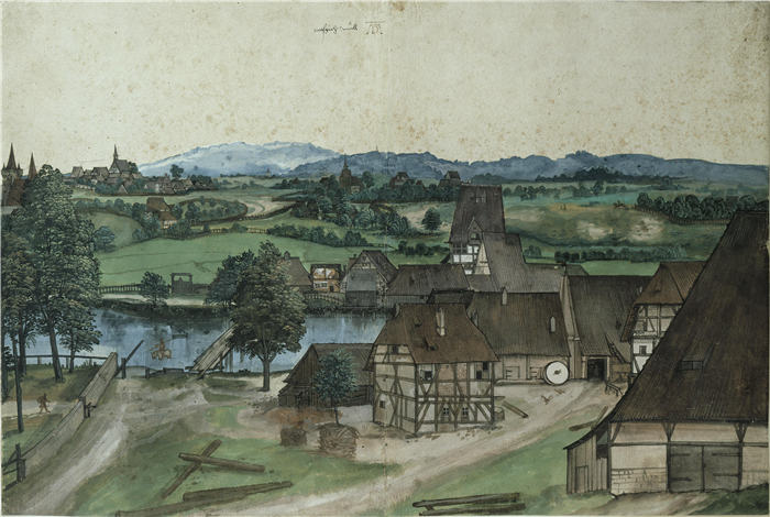 阿尔布雷希特·丢勒 (Albrecht Dürer)高清作品- (5)《拉丝机》