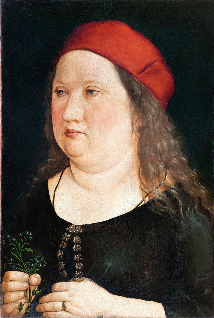 阿尔布雷希特·丢勒 (Albrecht Dürer)高清作品- 《胖女人肖像》(18)