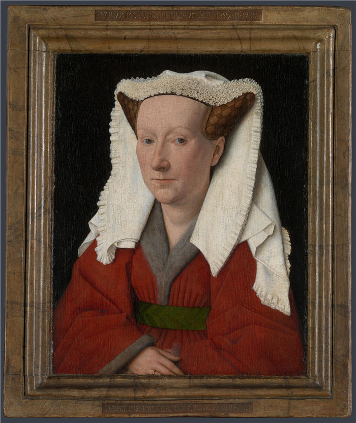 扬·范·埃克（Jan van Eyck，荷兰）-艺术家的妻子玛格丽特