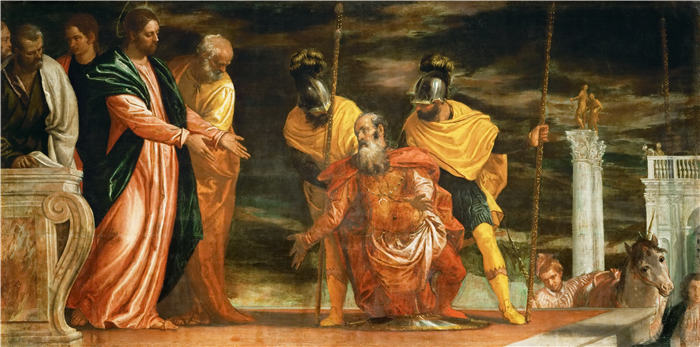 委罗内塞（Paolo Veronese，意大利画家）高清作品-求耶稣的迦百农百夫长
