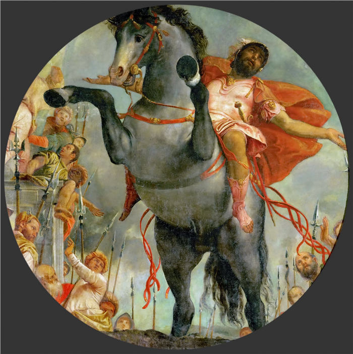 委罗内塞（Paolo Veronese，意大利画家）高清作品-马库斯·科蒂乌斯牺牲生命