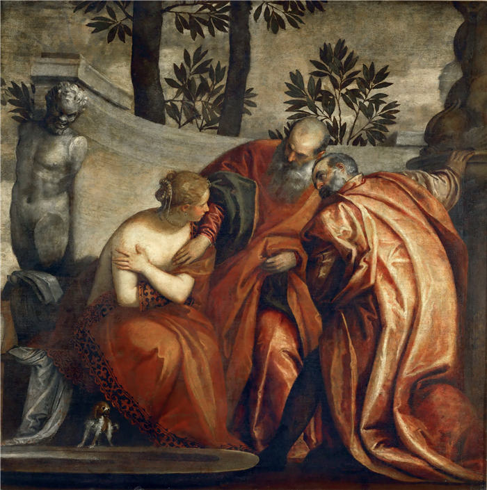 委罗内塞（Paolo Veronese，意大利画家）高清作品-苏珊娜和老..