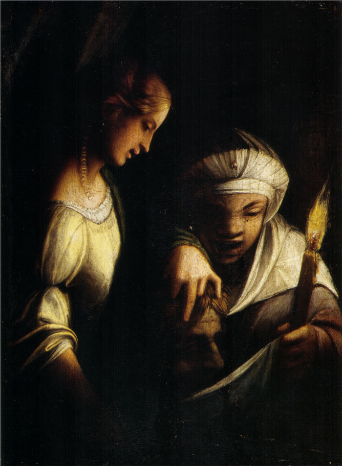 科雷焦（Correggio，意大利画家）高清作品 1)《朱蒂丝》
